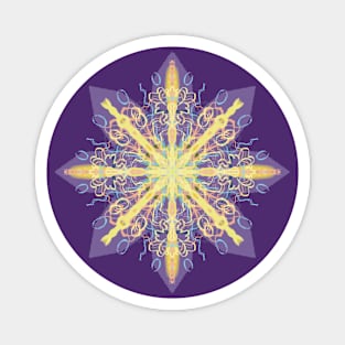 Solar Plexus Mandala Magnet